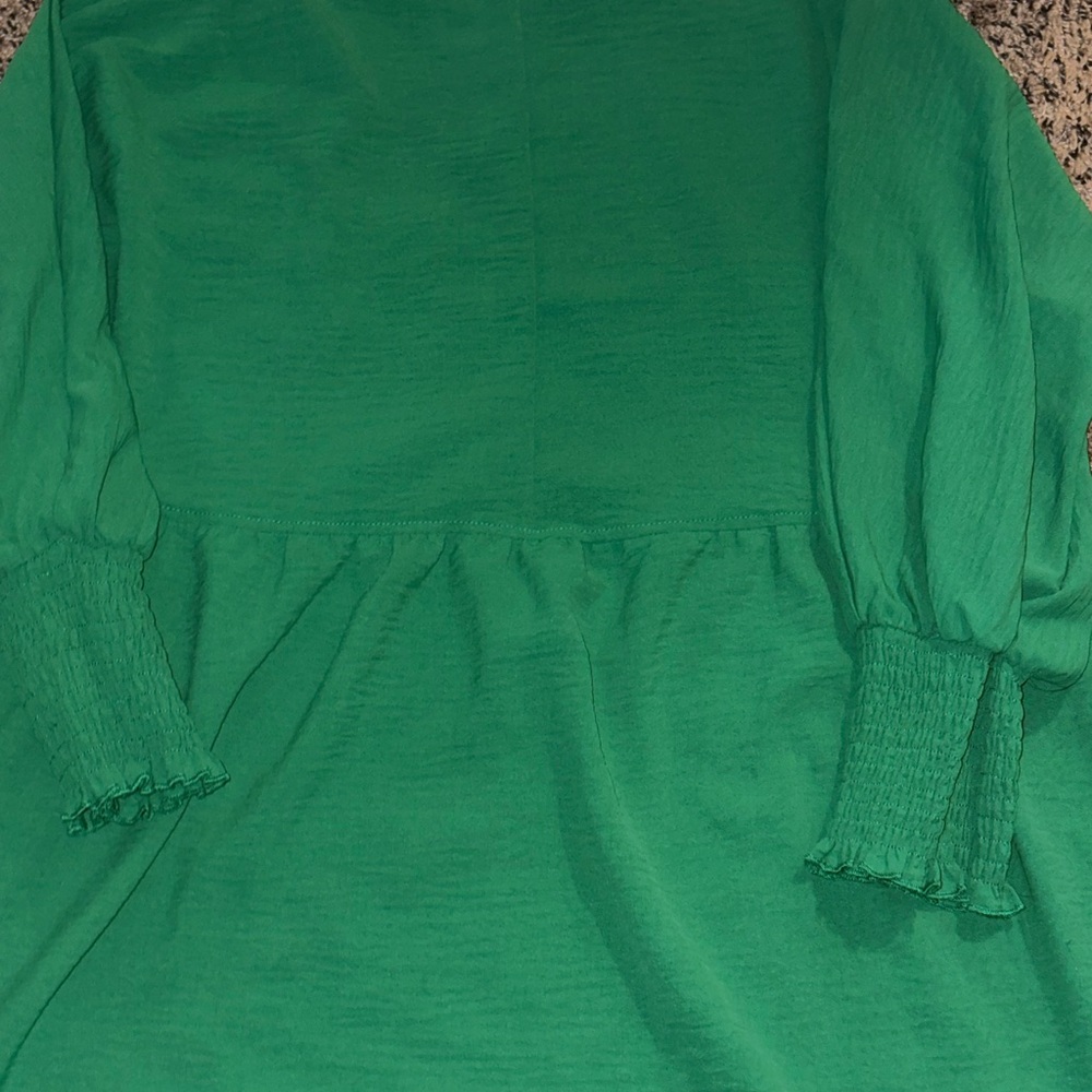 Dokotoo Green Long Sleeve Dress - Picture 7 of 7